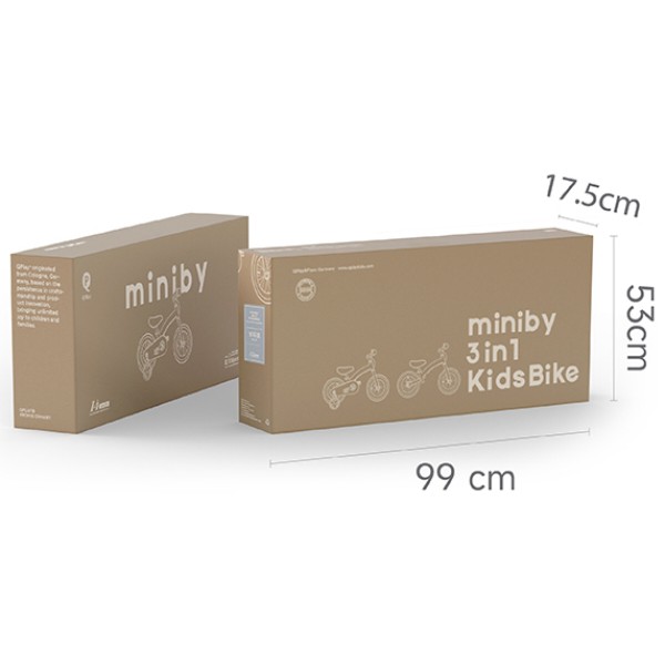 Фото - Двоколісний велосипед Qplay Miniby 3в1 Green (CB01MiniByGreen)